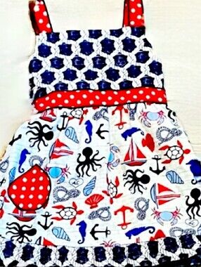 Ann Loren Nautical Sundress